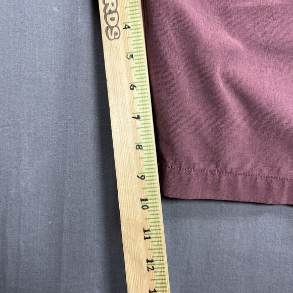 7 Diamonds Dynamic Performance Shorts Mens Size 32 Burgundy - Picture 7 of 8